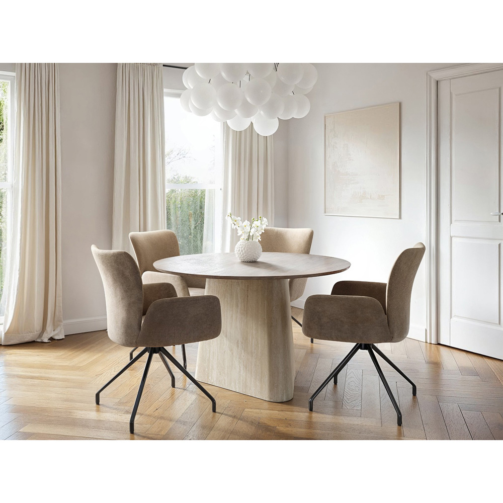 SOLACE+CO Elin Kora 4 Seater Dining Set Image 5