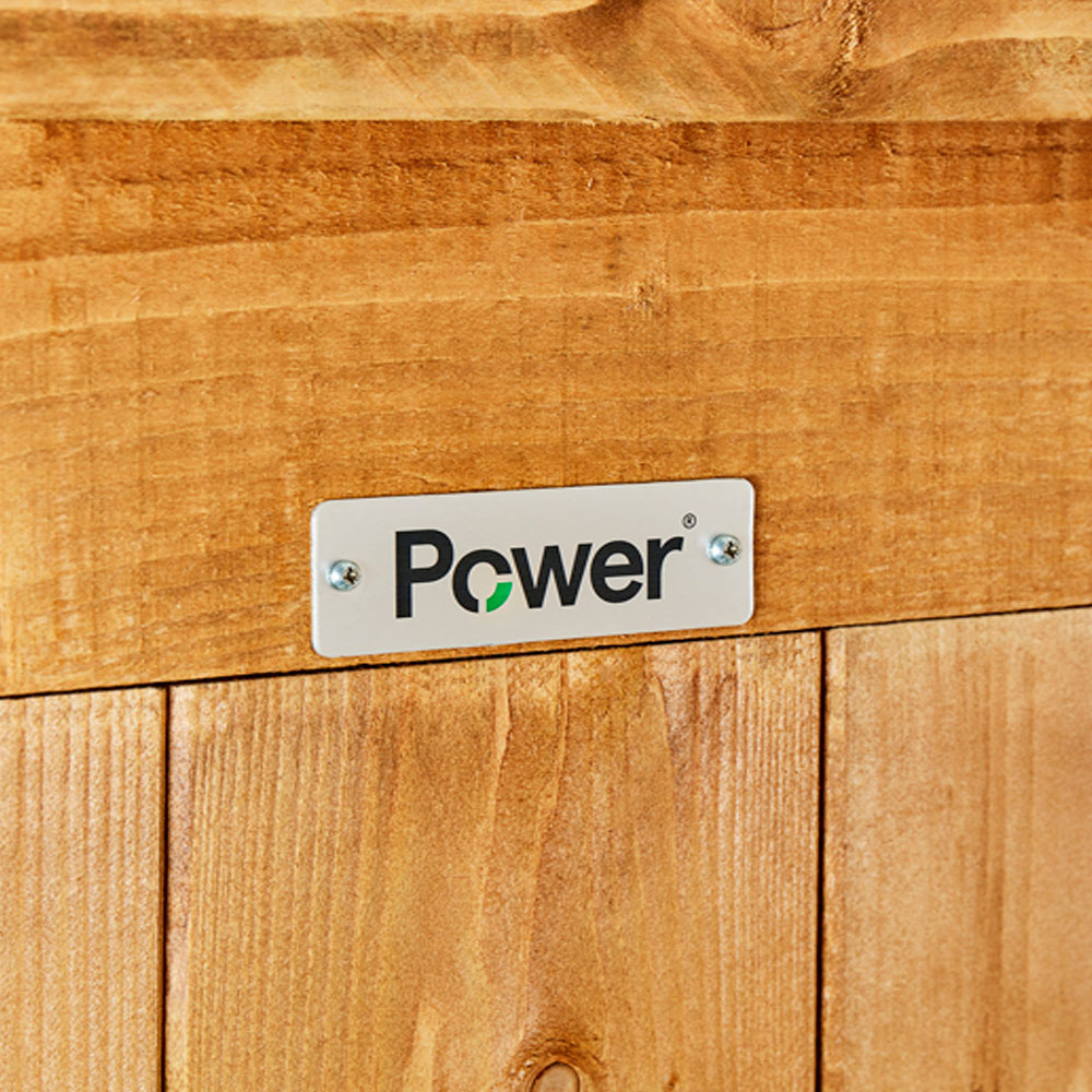 Power 4 x 4ft Overlap Pent Garden Shed Image 3