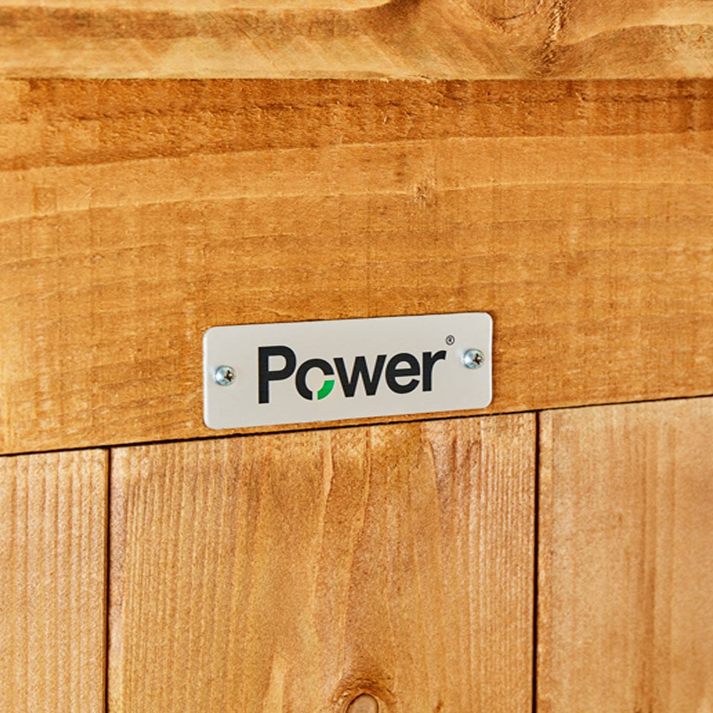 Power 18 x 4ft Overlap Pent Garden Shed Image 3