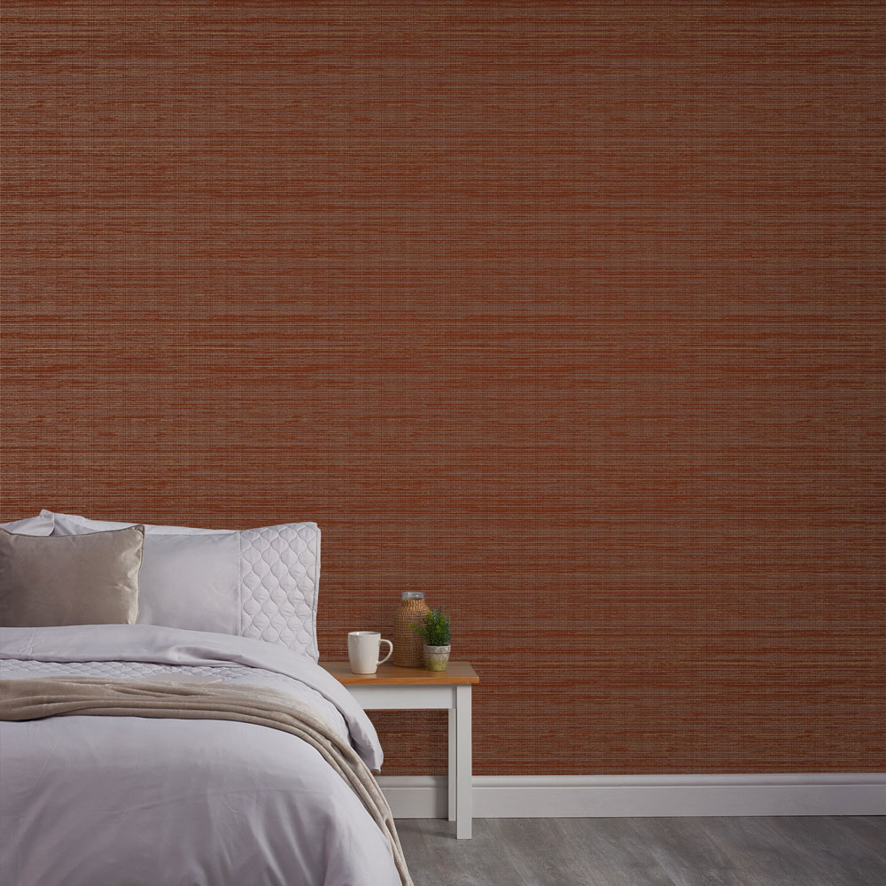 Boutique Gilded Textured Ruby Wallpaper Image 4