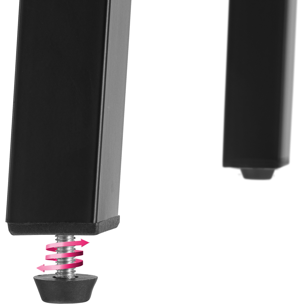 tectake Keynes Light Wood Oak Sonoma Set of 2 Bar Stool Image 5