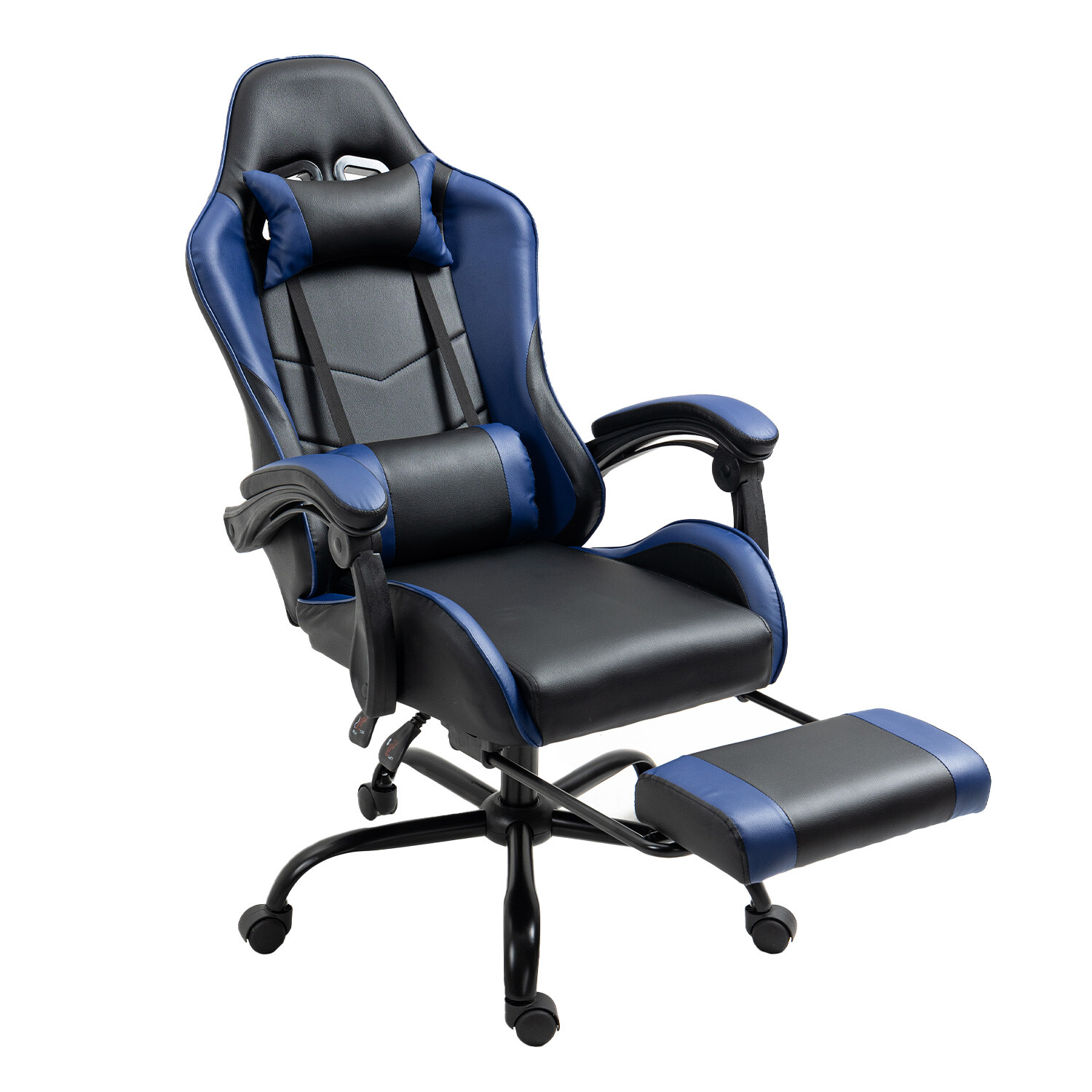 Galaxy Blue Swivel Gaming Chair Image 6