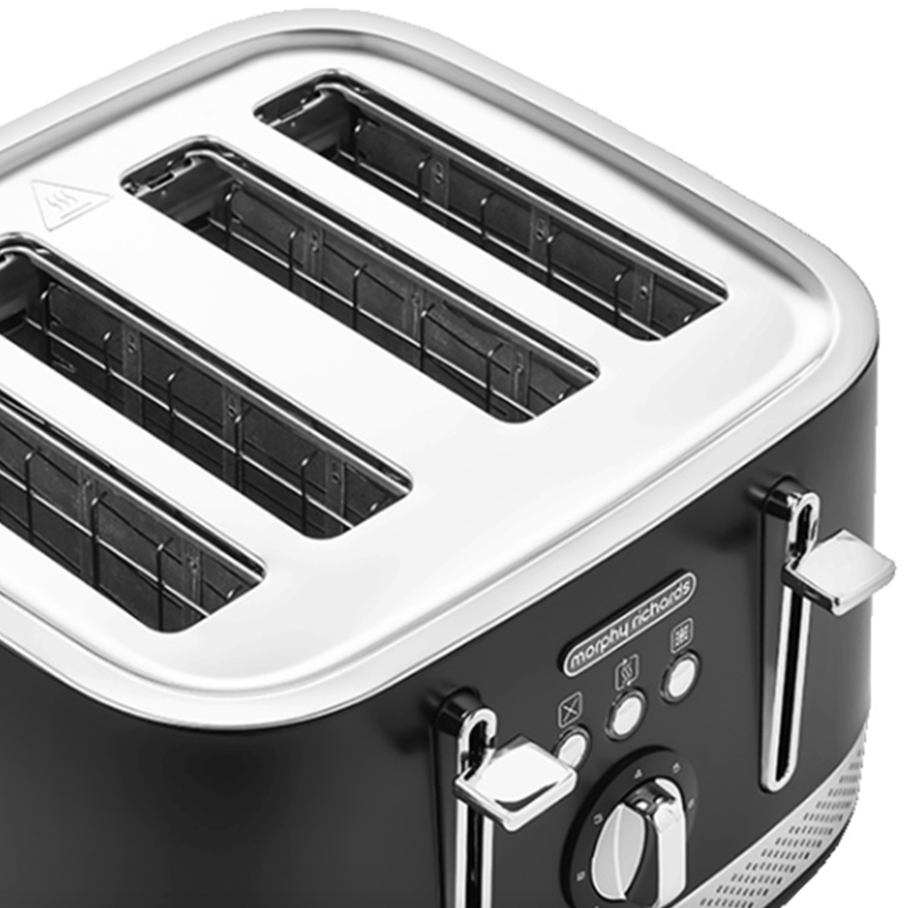 Morphy Richards Illumination 248020 Black 4 Slice Toaster Image 4