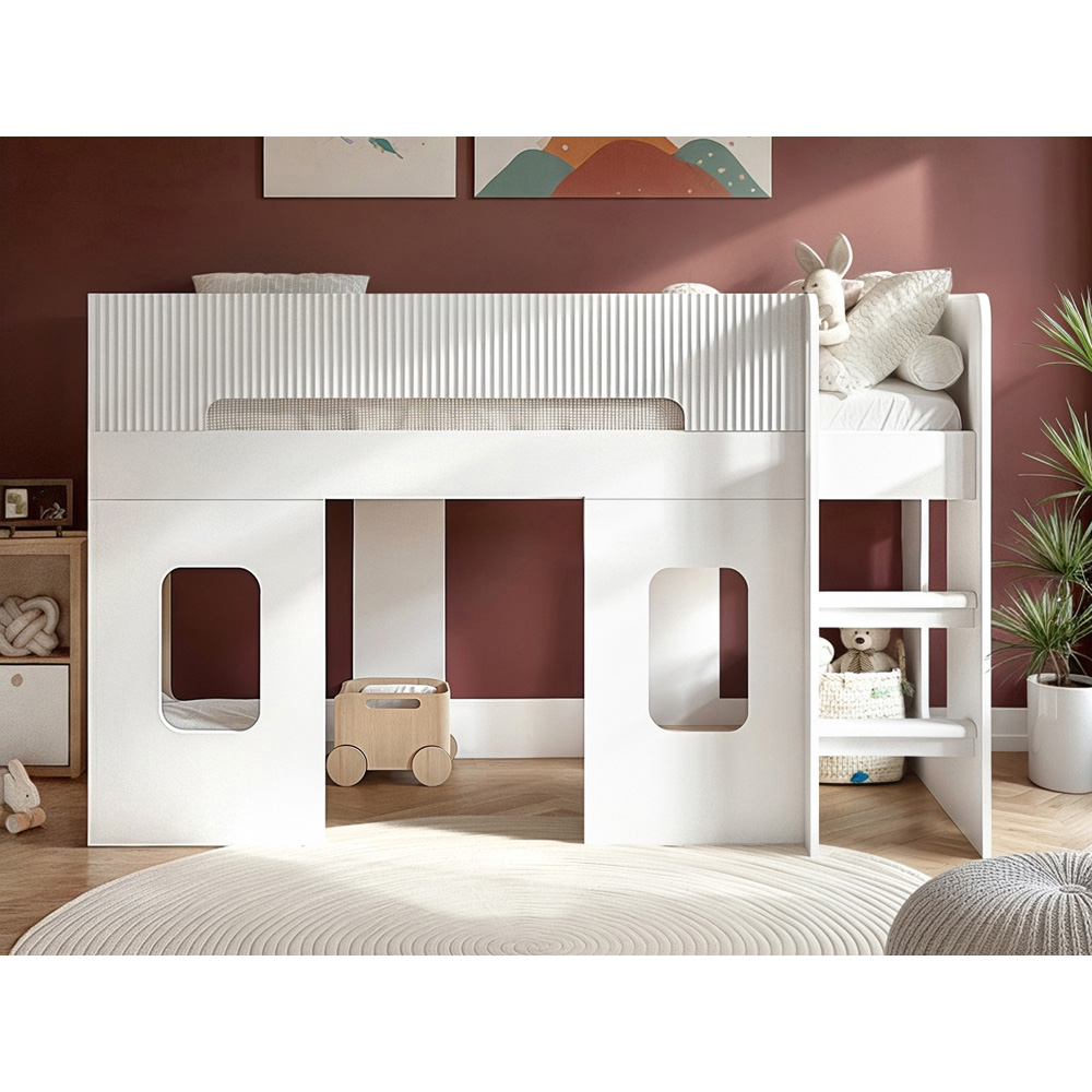 Flair Lino White Play House Mid Sleeper Image 4