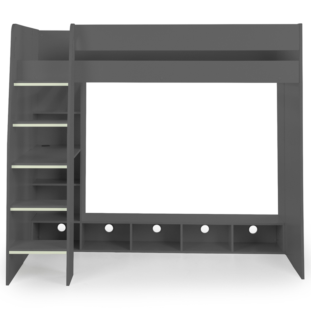 Julian Bowen Nebula Anthracite Gaming Bunk Bed with Desk Image 2