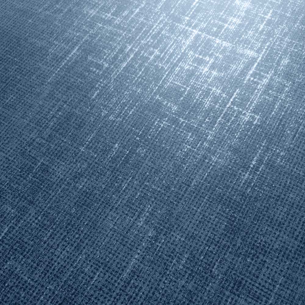 Darcy James Linen Blue Textured Wallpaper Image 5