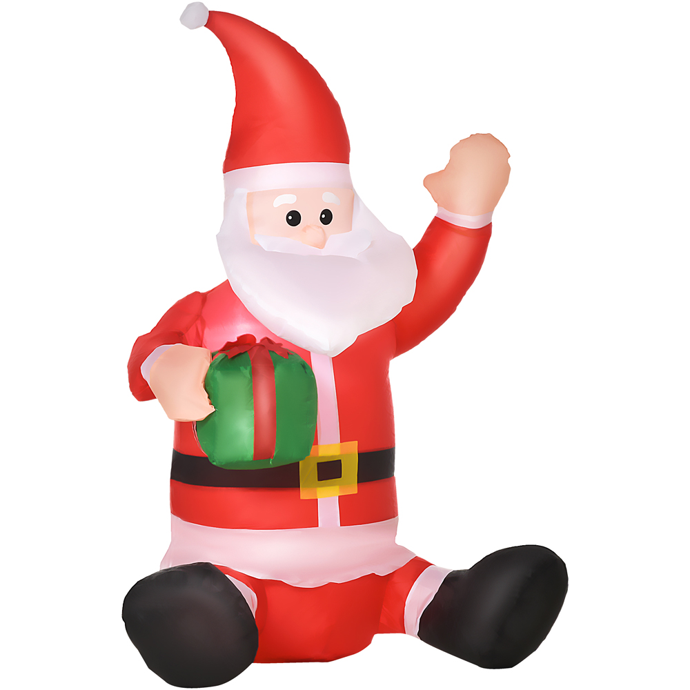 HOMCOM Christmas Inflatable Santa Claus Image 2
