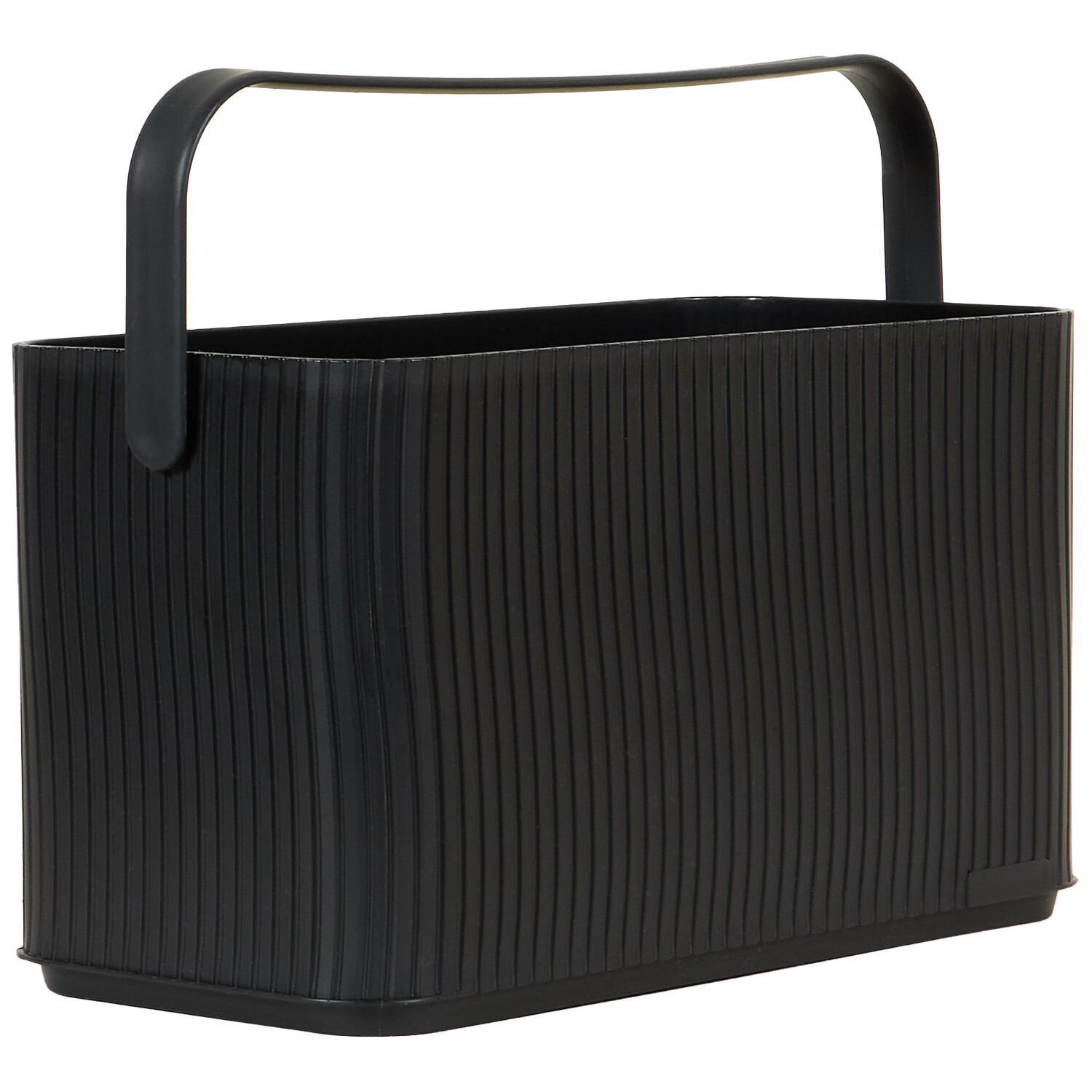 Malmo Stackable Storage Basket - Black / Medium Image 2