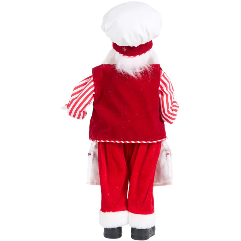 Chef Santa 46cmRed and White Image 3