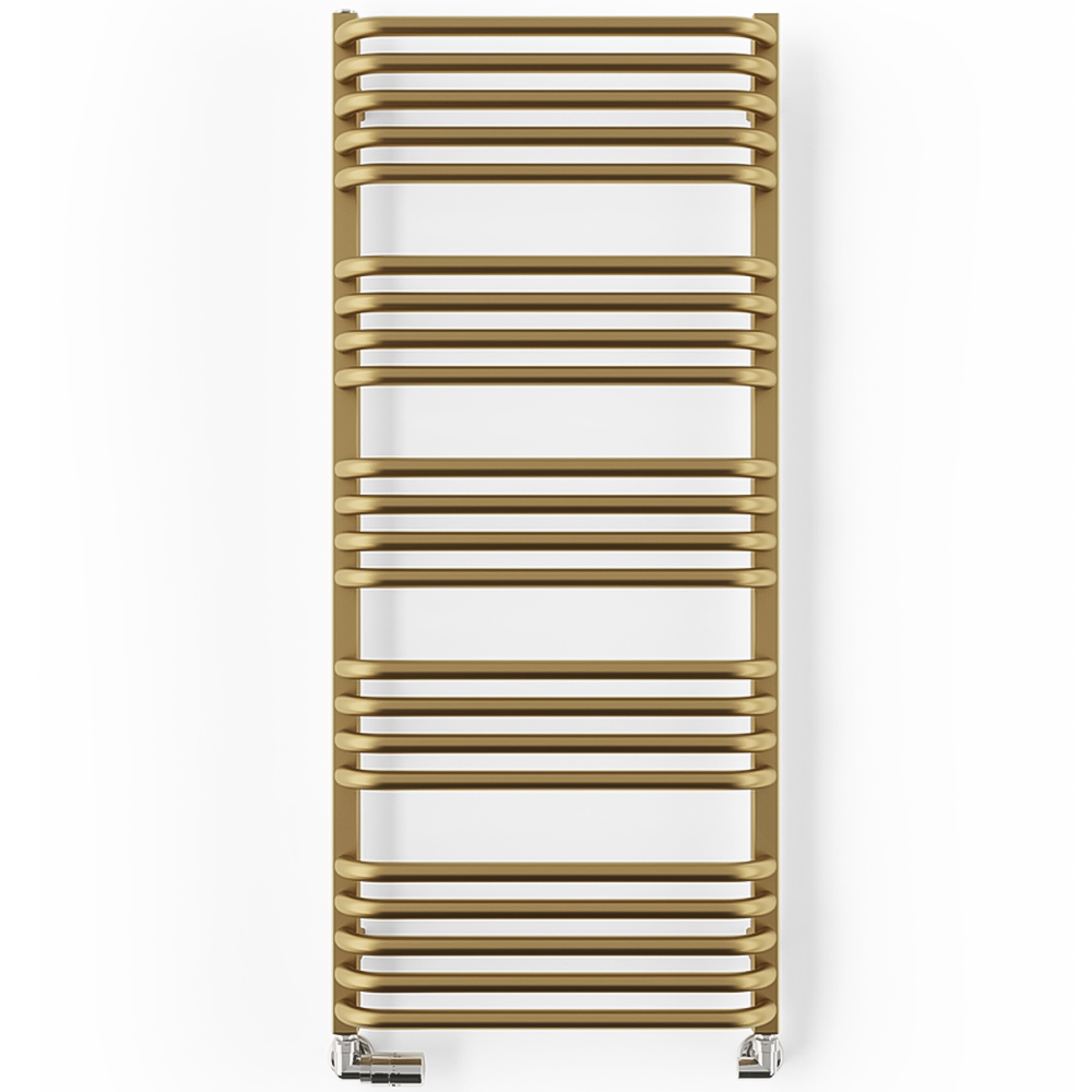 Terma Alex Brass Heated Towel Rail 1140 x 500mm Image 4