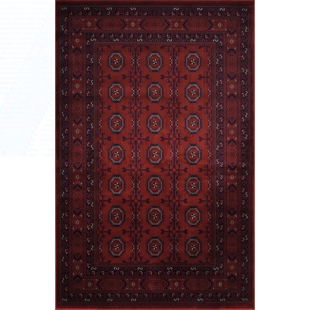 Desire Rugs Yasmin Red Traditional Bukhara Oriental Style Rug 60 x 220cm Image 5