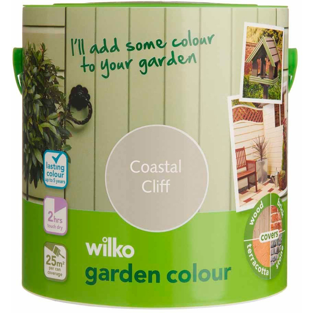 Wilko Garden Colour Coastal Cliff Wood Paint 2.5L Image 2