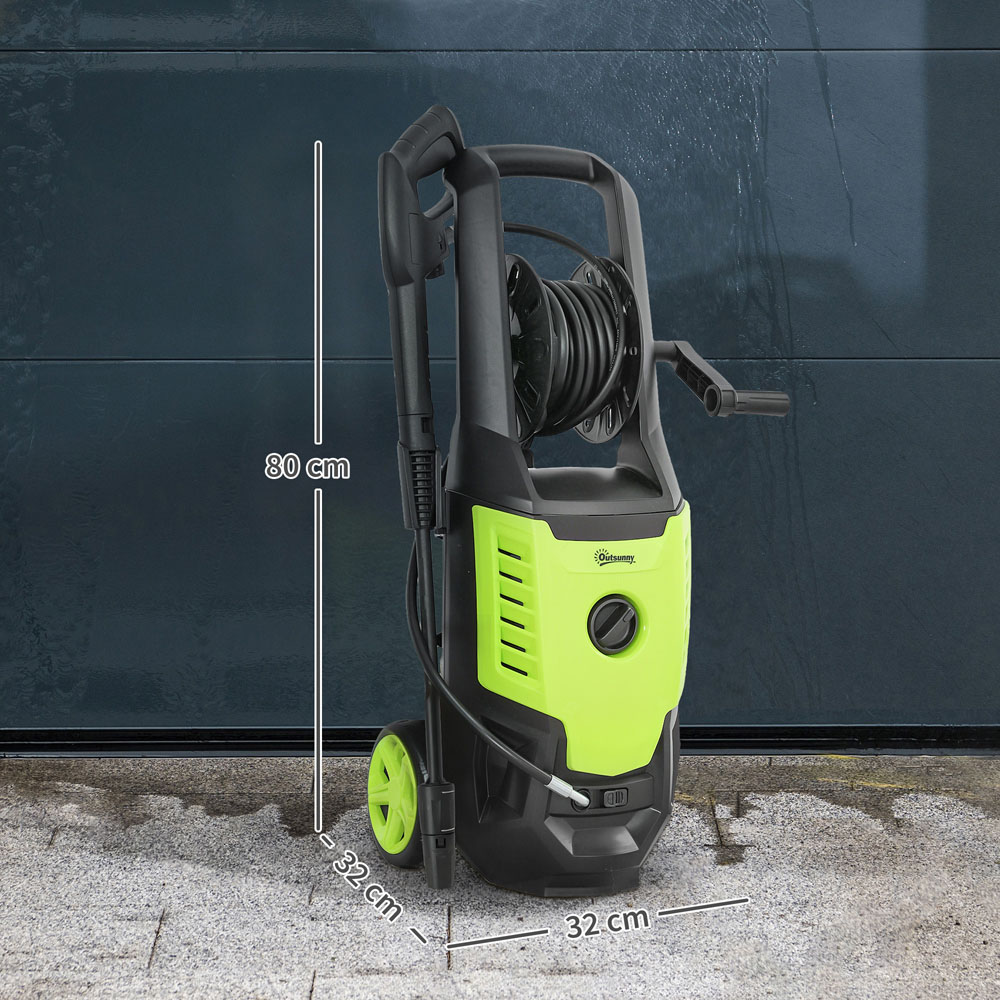 Outsunny 2200W Pressure Power Washer with Adjustable Nozzle 170Bar Image 9
