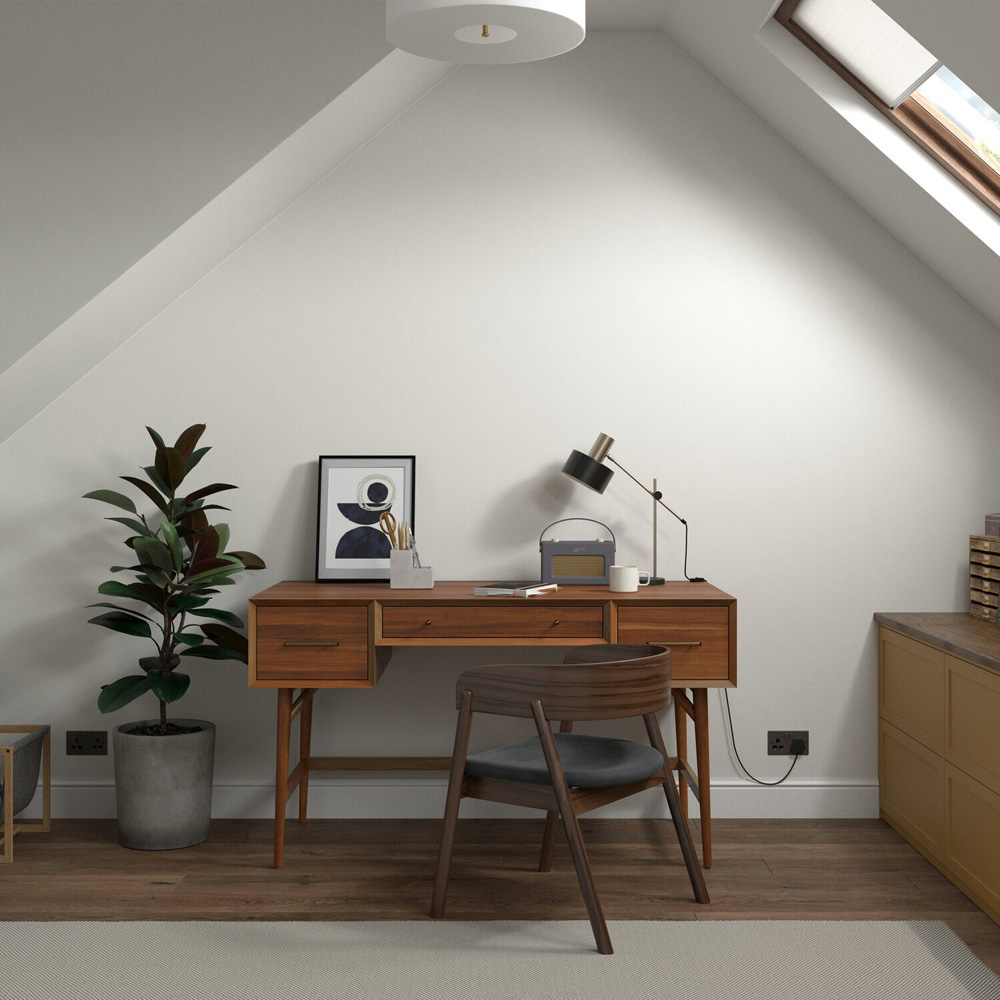 Dulux Heritage Walls and Ceilings Chiltern White Velvet Matt Emulsion Paint Tester Image 4