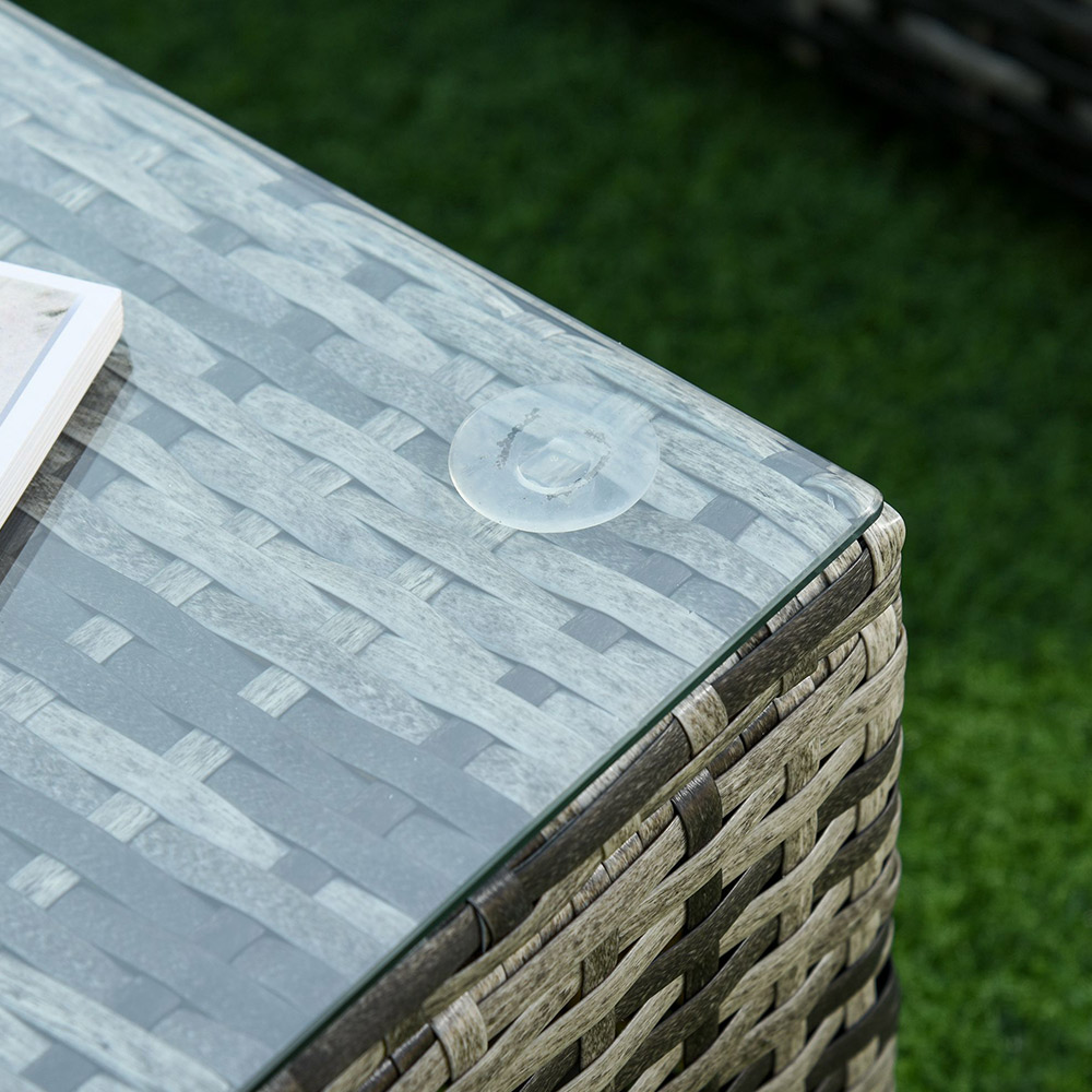 Outsunny 6 PC Rattan Sofa Set Grey Image 3