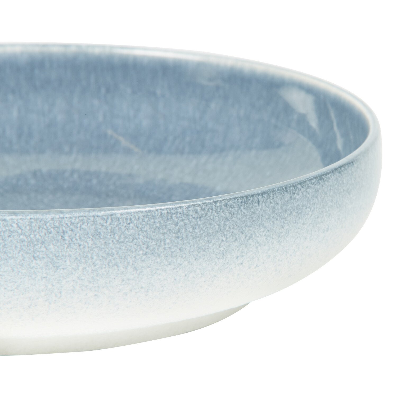 Ombre Textured Pasta Bowl - Blue Image 4