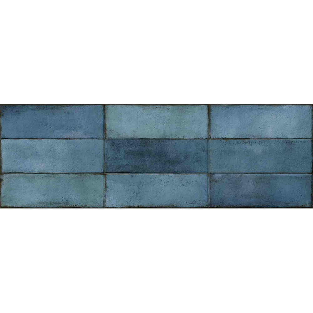 Bien Juno Sapphire Gloss Ceramic Wall Tile 300 x 900mm 6 Pack Image 3