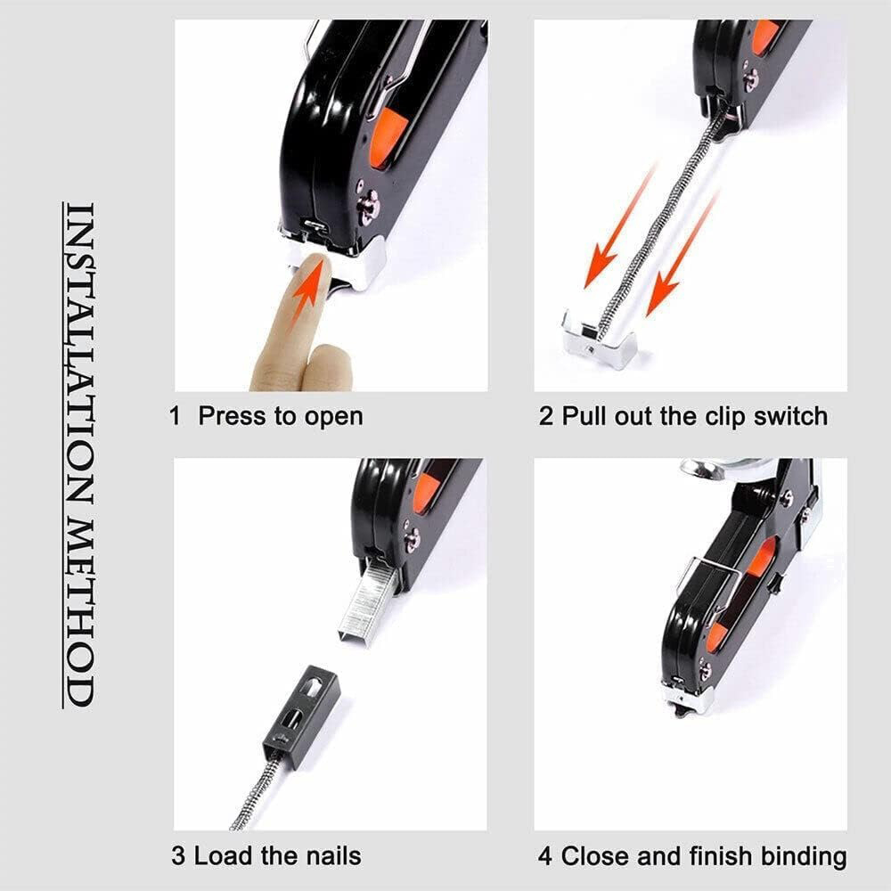 ATEK Heavy-Duty DIY Staple Gun with 1000 Staples Image 6