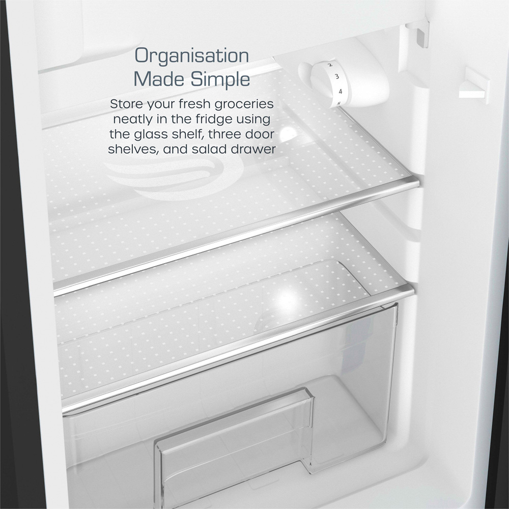 Swan Retro SR11035BNE Black 90L Under Counter Fridge Image 4