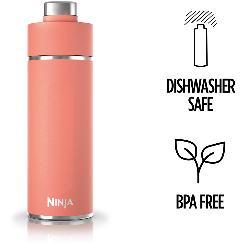 Ninja Thirsti Coral Travel Bottle 530ml Image 8