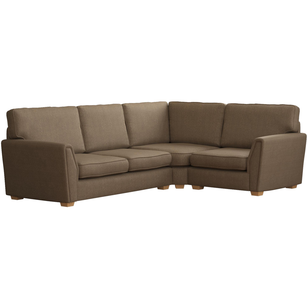 Wendleberry 3 Seater Venice Nutmeg Fixed Back Right Hand Corner Sofa Image 2