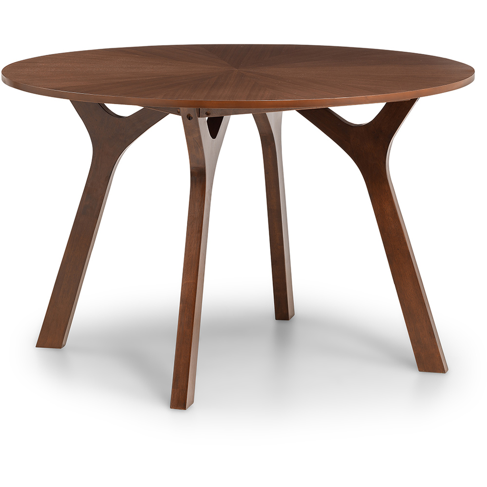 Julian Bowen Huxley Walnut Round Table Image 2