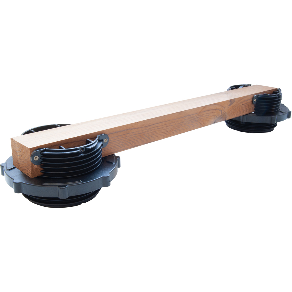 PEDECK CRADLE1250 Adjustable Raised Joist Support Cradle 12-50mm 60 Pack Image 3