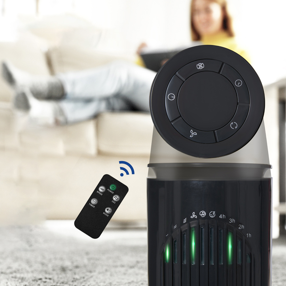 HOMCOM Grey Tower Fan 30 inch Image 5