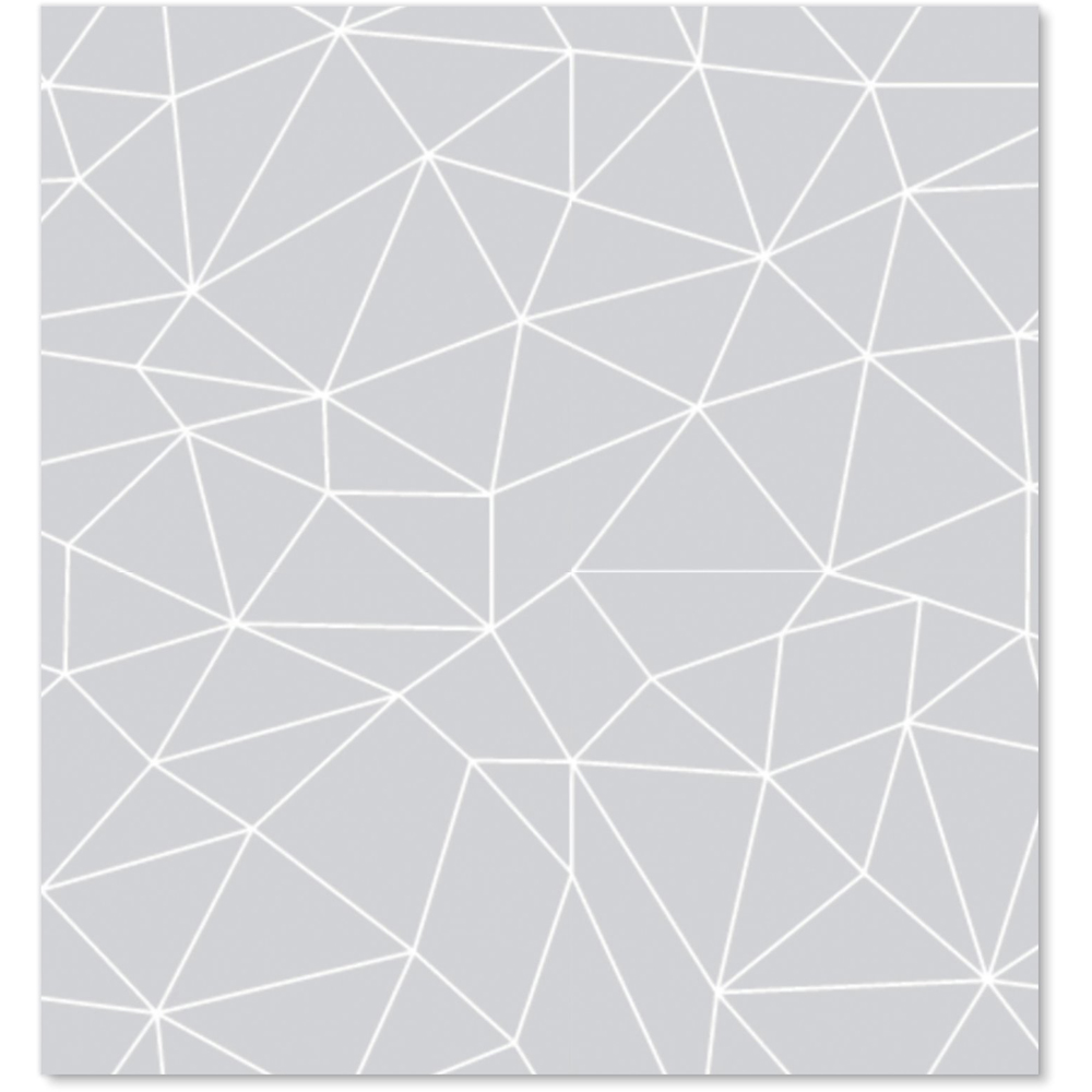 Warren Reed Designer Geometric Triangle Pattern Glass Kitchen Splashback 75 x 70cm Image 2
