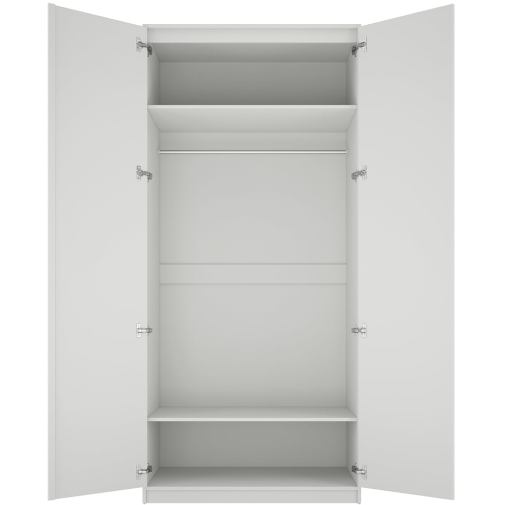 Austen 2 Door White Wardrobe Image 4