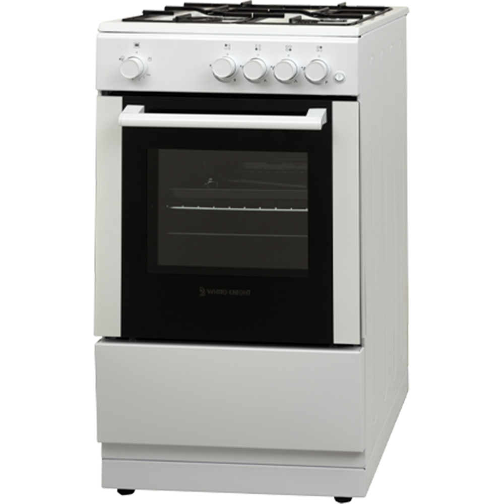 White Knight WK-ATSCG50W 50cm White Single Cavity Gas Cooker Image 4