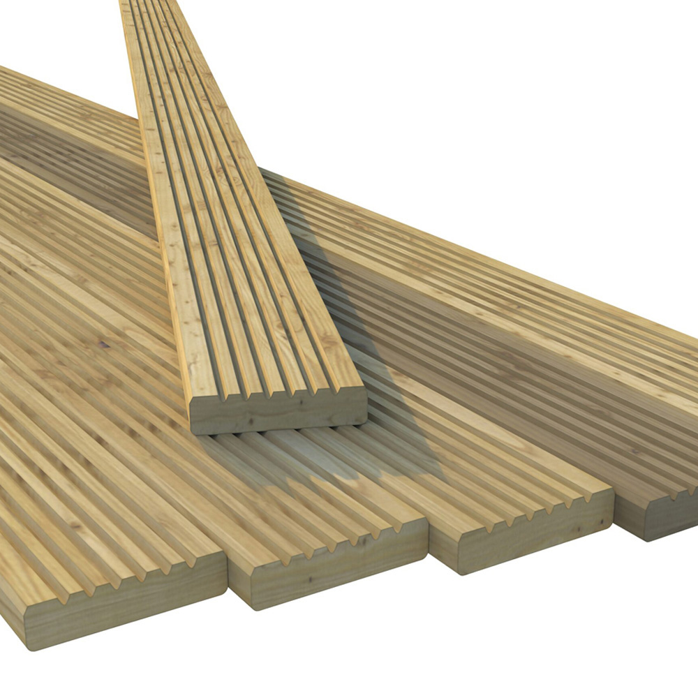 Power 10 x 18ft Timber Decking Kit With No Handrails Image 4