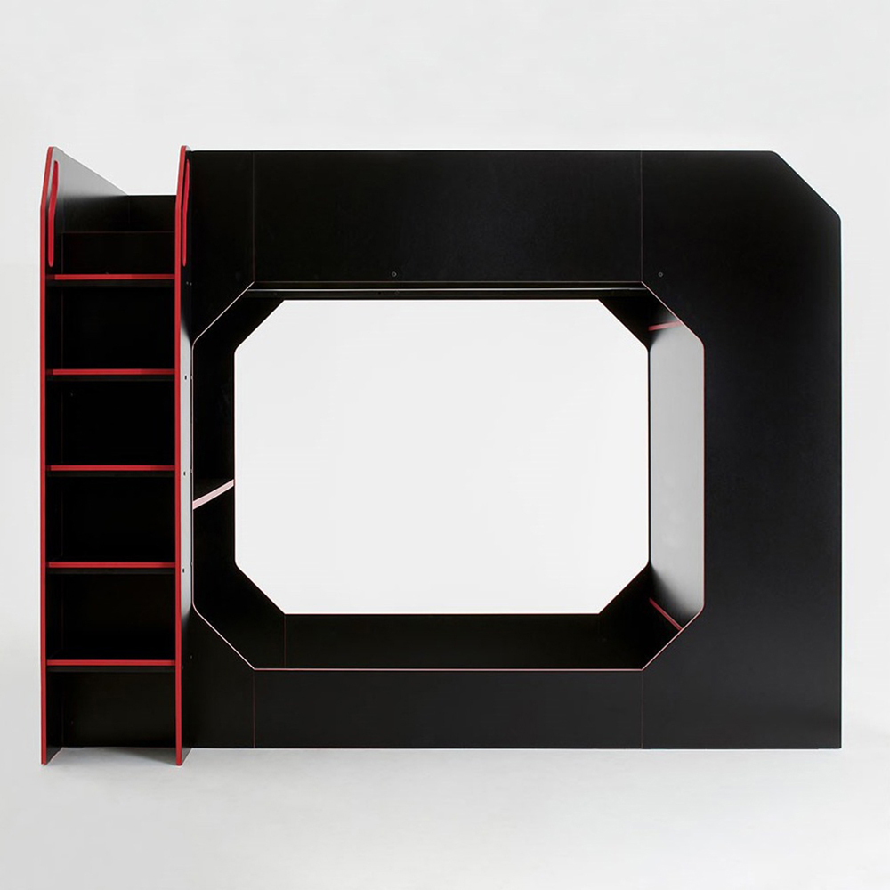 Recoil Boss Pod Small Double Gaming High Sleeper Bed with Desk and Storage Image 3