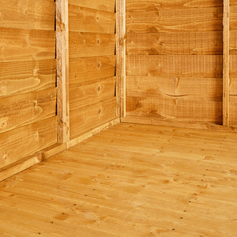 Power 4 x 4ft Overlap Pent Garden Shed Image 4