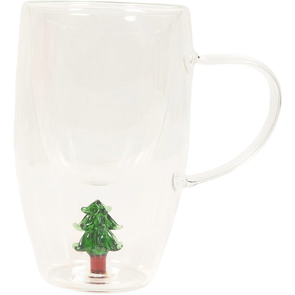 Christmas Tree Icon Double Wall Mug Clear Image 2