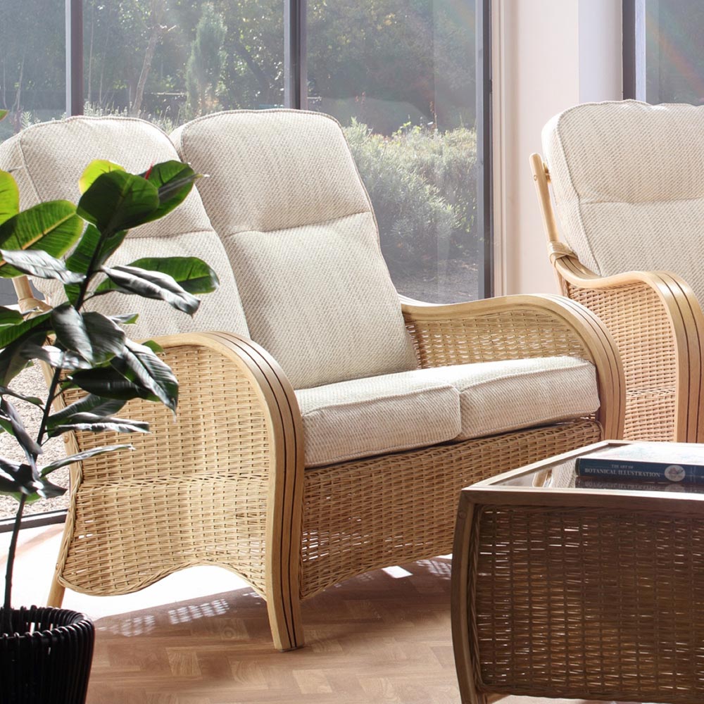 Desser Furniture Turin 4 Seater Light Oak Sofa Set with Jasper Cushion Image 6