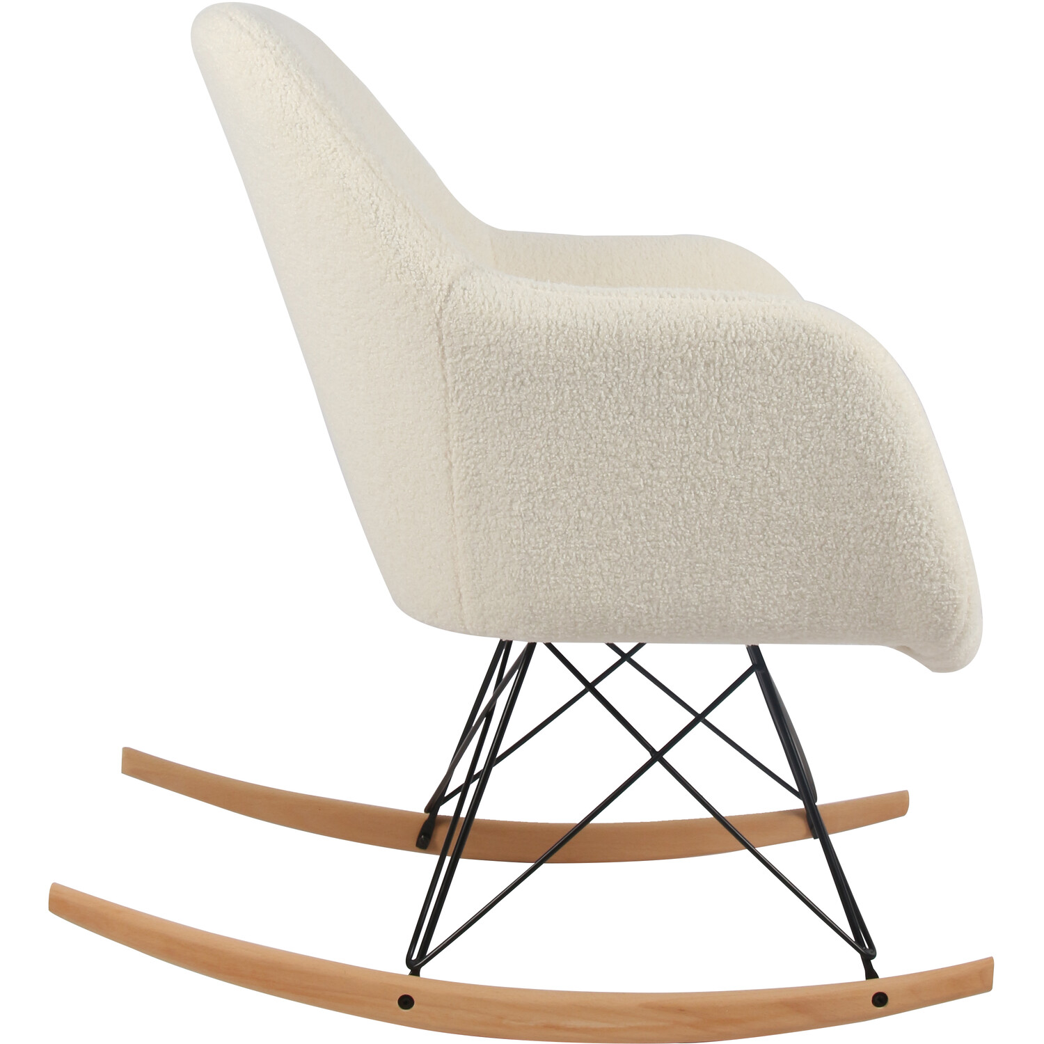 Francis Cream Rocking Chair Image 4