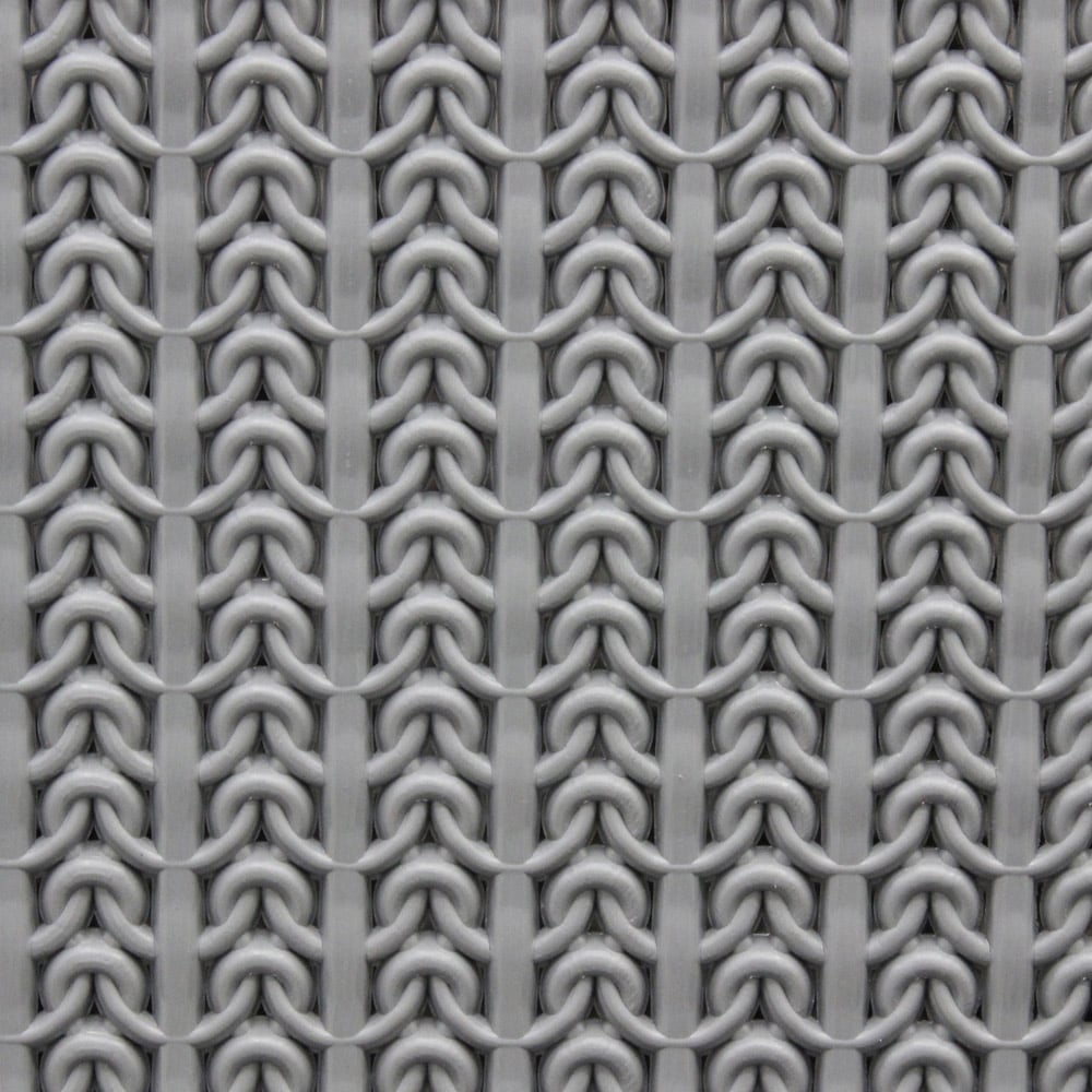 JVL Loop Grey Laundry Basket Grey 50L Image 4