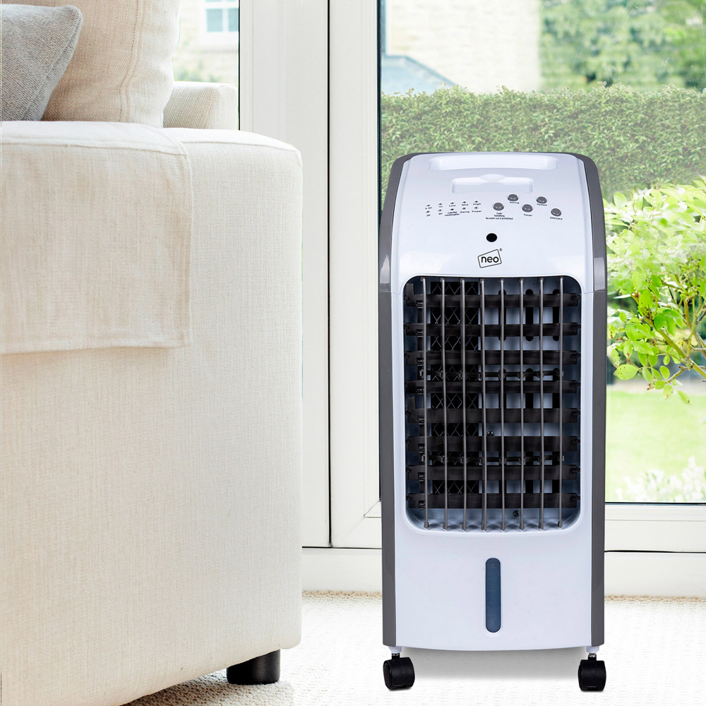 Neo White and Grey Air Cooler with Remote 4L Image 2