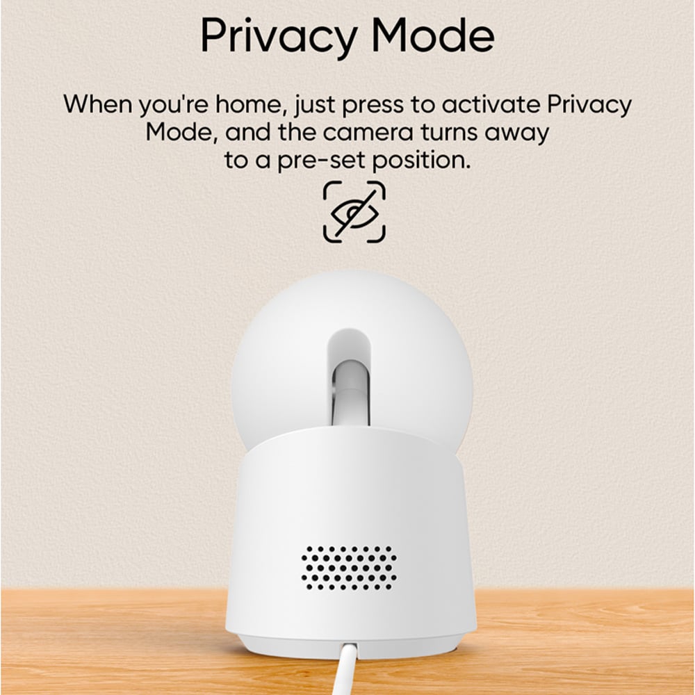 Eufy C220 2K White Indoor Camera with Pan Tilt Image 6