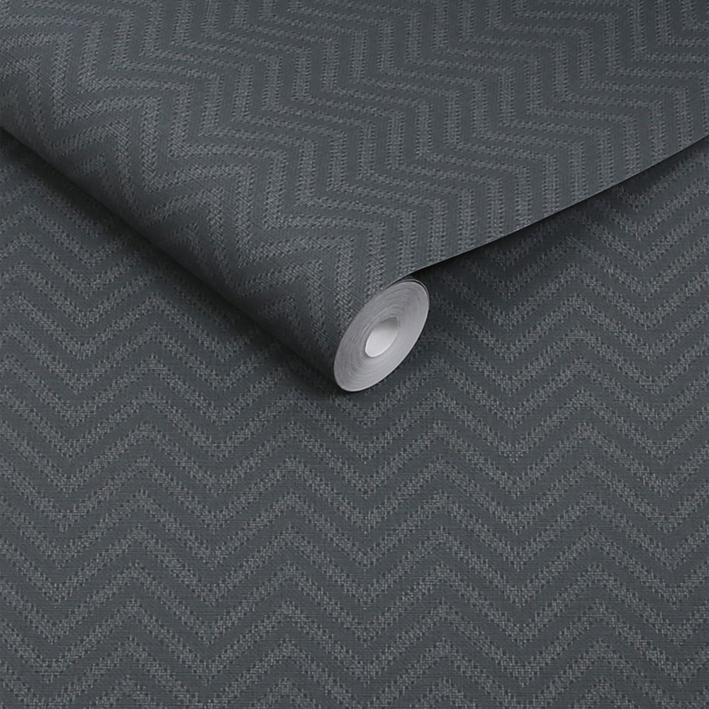 Abigail Ahern Herringbone Weave Dusk Wallpaper Image 2