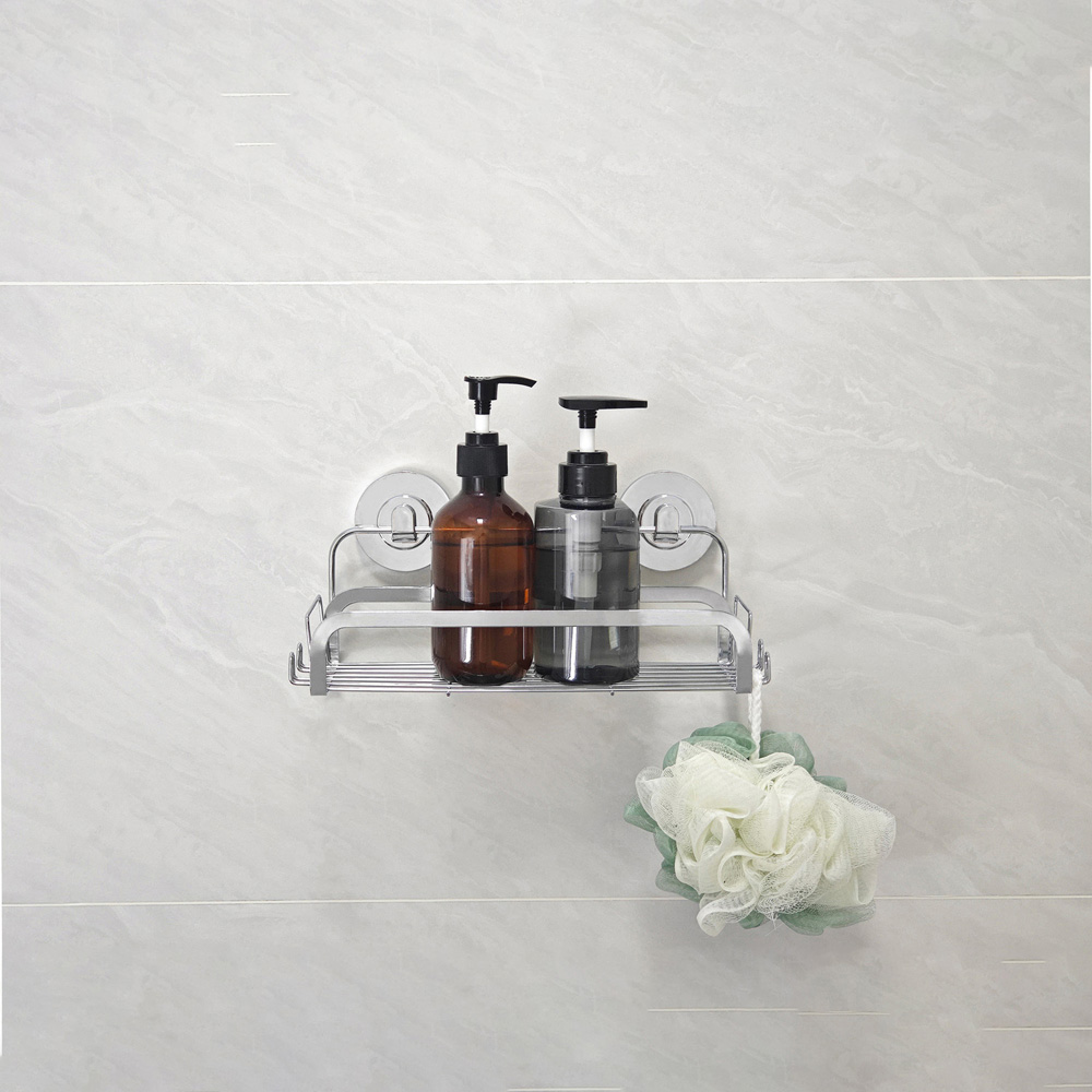 Harrow Bathroom Caddy Silver Image 2