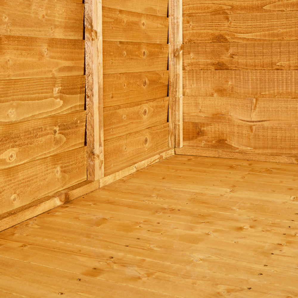 Power Sheds 12 x 4ft Overlap Apex Wooden Shed Image 4