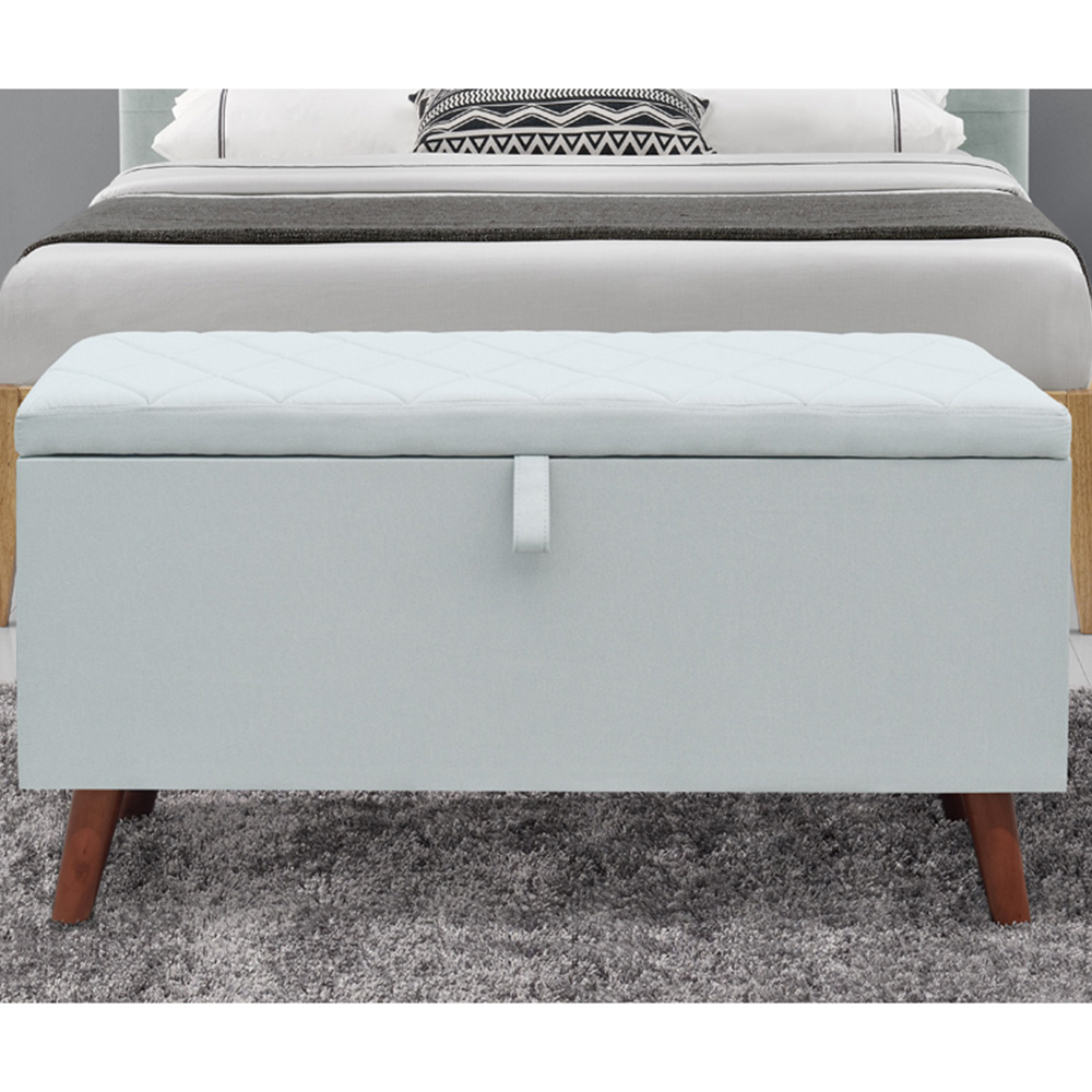 Brooklyn Blue Linen 4 Piece Bedroom Furniture Set Image 4