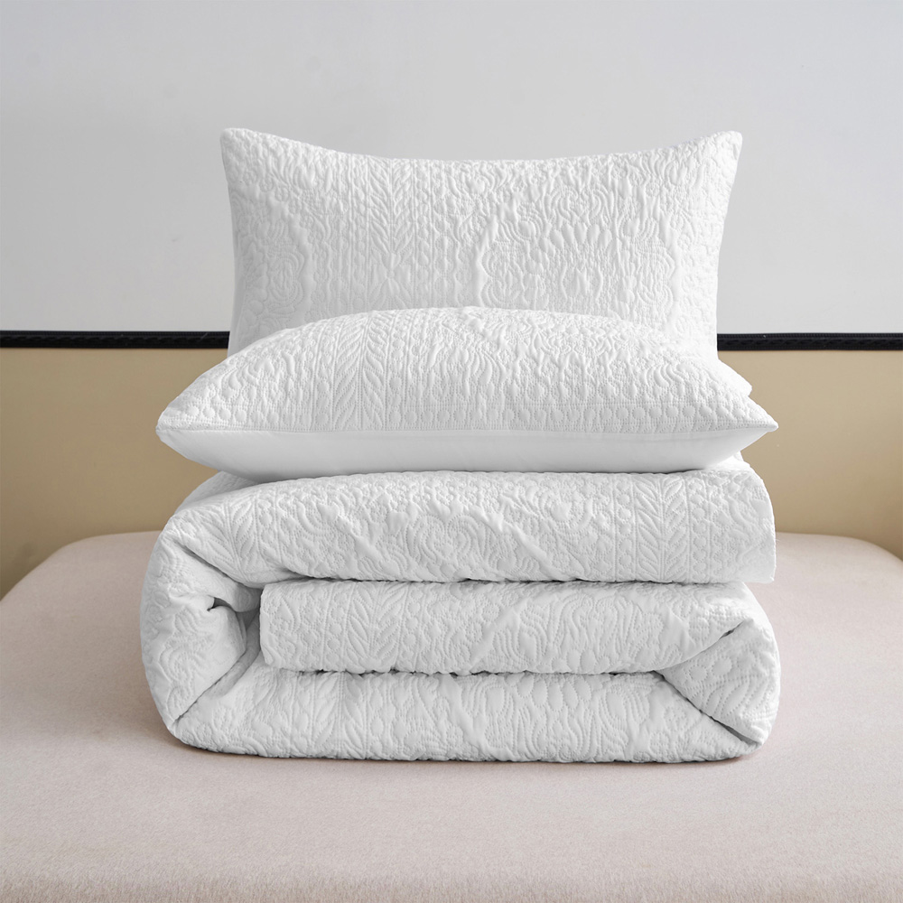 Velosso Winchester King Size White Duvet Set Image 2