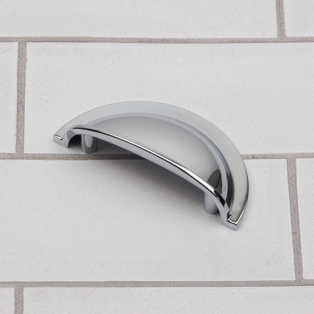 Handle & Home Polished Chrome Cup Handle 64mm Image 2