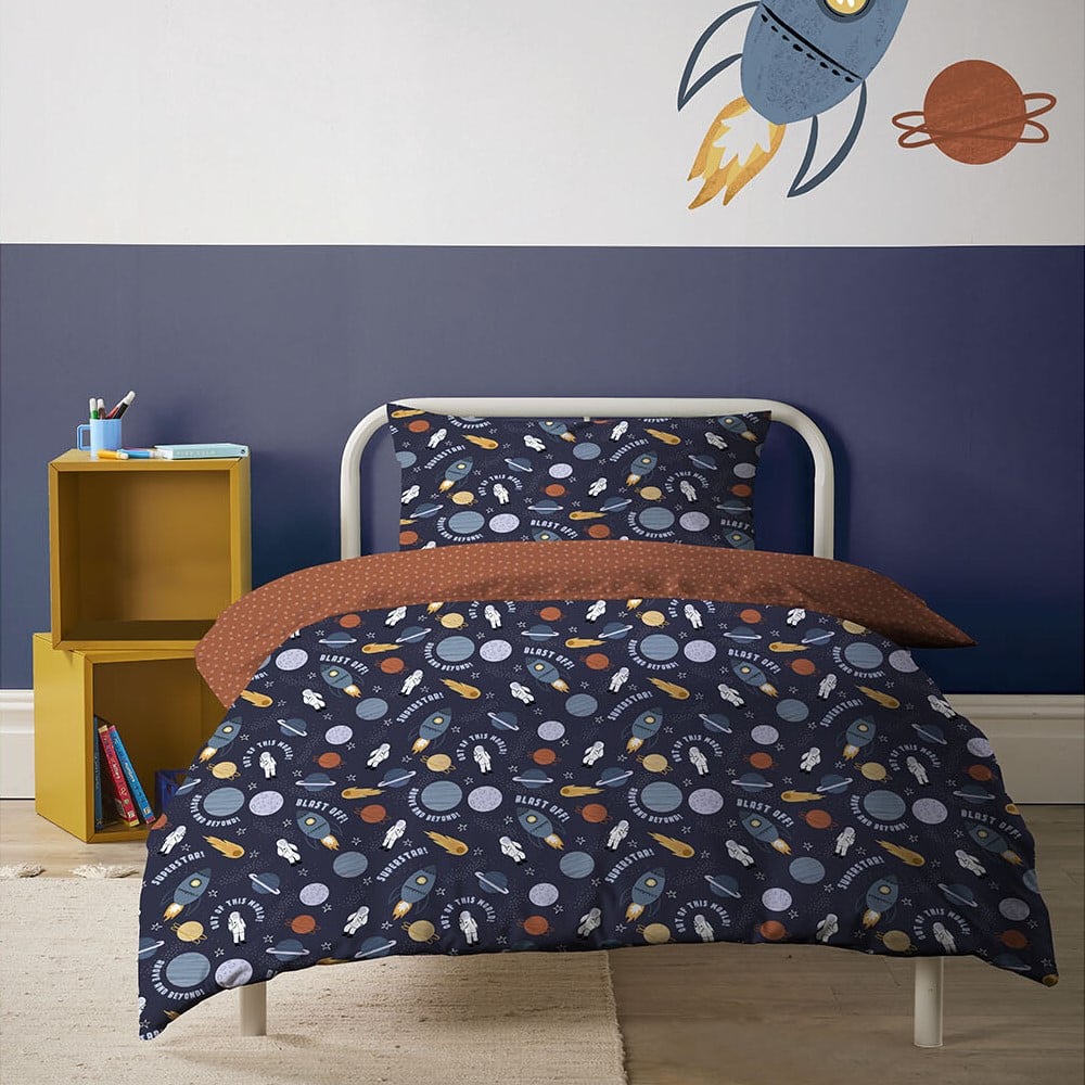 Out Of This World Duvet Set Dark Blue Image 1