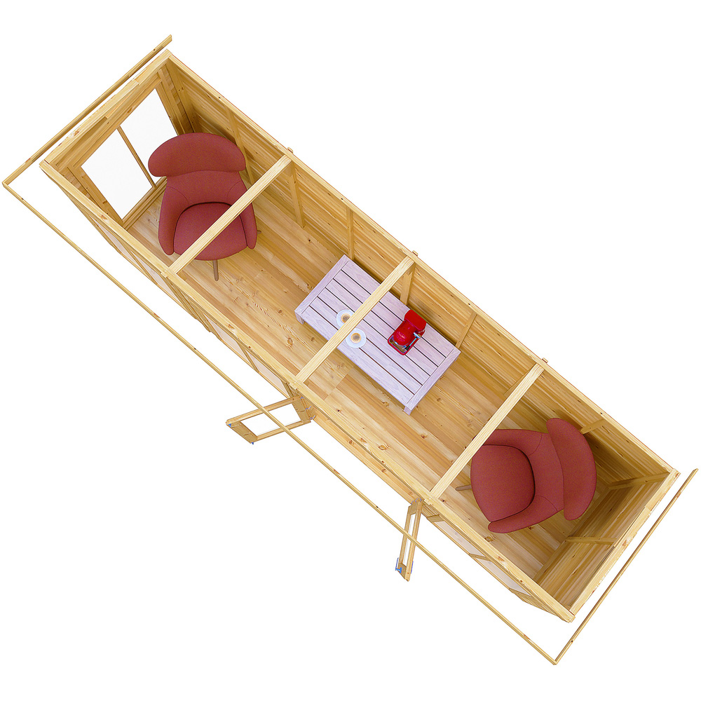 Shire Lela 16 x 4ft Double Door Summerhouse Image 3