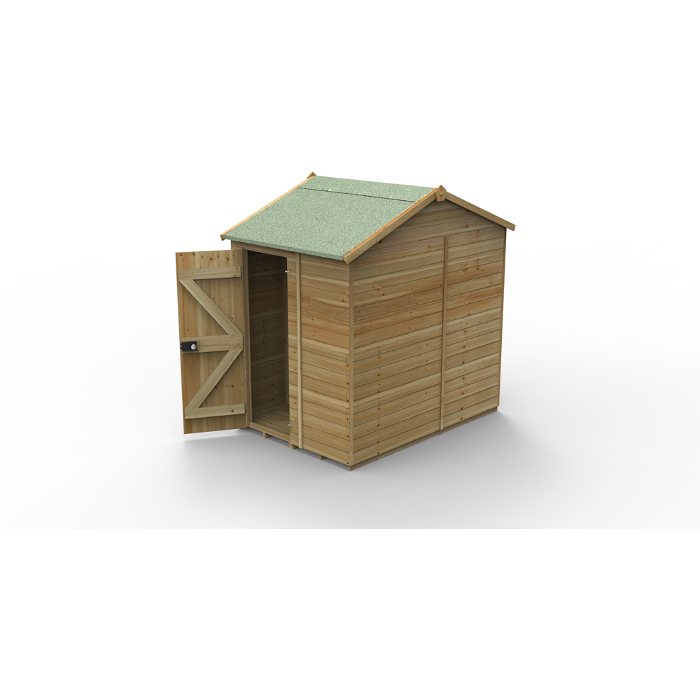 Forest Garden Timberdale 5 x 7ft Reverse Apex Garden Shed Image 3
