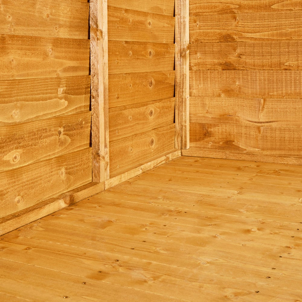 Power Sheds 8 x 4ft Overlap Apex Wooden Shed Image 4